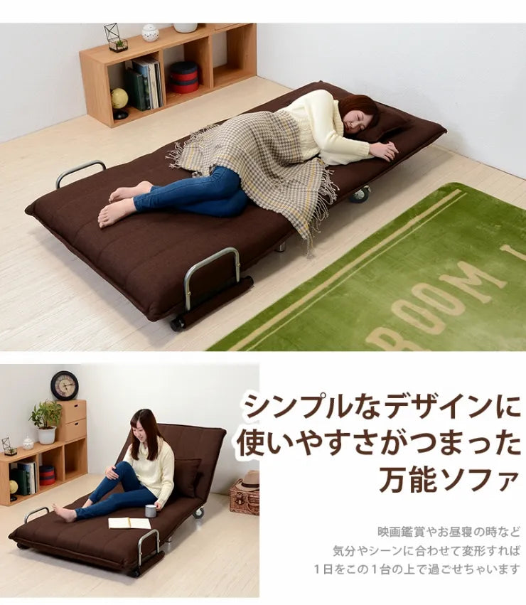 ソファベッド グラーテ GRATE-SOFA 幅101cm 奥行き91cm 高さ82cm 座面高さ37cm