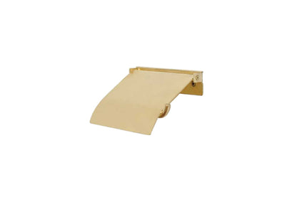 AXCIS アクシス ペーパーホルダー flap フラップ ブラス HS3043 1連 シングル トイレットペーパーホルダーカバー 真鍮 DIY 日曜大工 リフォーム 真鍮製 ゴールド トイレ収納 スリム コンパクト ストック 高級感