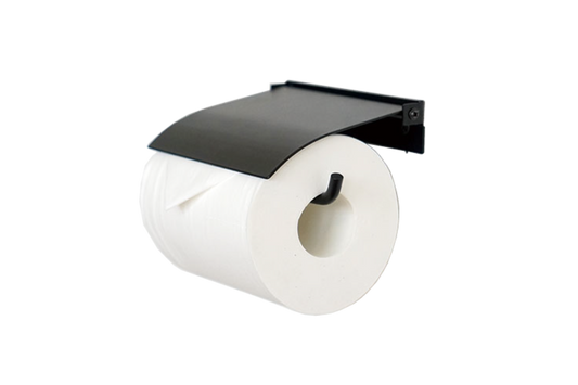 AXCIS アクシス ペーパーホルダー flap フラップ アイアン HS3047 1連 シングル トイレットペーパーホルダーカバー アイアン DIY 日曜大工 リフォーム 鉄製 ブラック トイレ収納 スリム コンパクト ストック 高級感