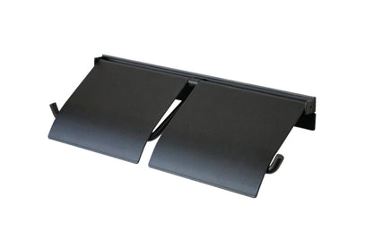 AXCIS アクシス ペーパーホルダー flap フラップ アイアン HS3413 2連 ダブル トイレットペーパーホルダーカバー アイアン DIY 日曜大工 リフォーム 鉄製 ブラック トイレ収納 スリム コンパクト ストック 高級感