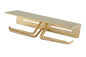 Porte-papier hygiénique Axis AXCIS en laiton HS3497 HS3499, 1 rangée, 2 rangées, simple, double, couvercle, en laiton, bricolage, amélioration de l'habitat, rénovation, laiton doré, rangement pour toilettes, fin, compact, luxe
