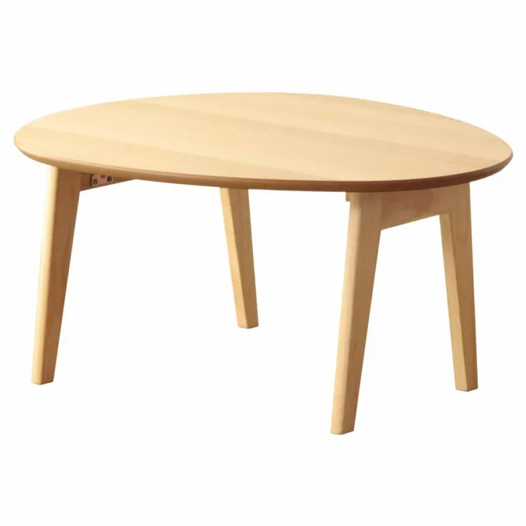 折りたたみ楕円形テーブル IMT-83 幅75cm 奥行65cm 高さ37cm