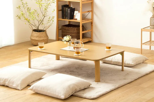 折りたたみテーブル IW-1275B 幅120cm 奥行75cm 高さ32cm