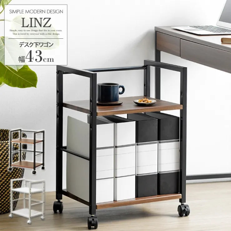 デスクワゴン IW-21 幅43cm 奥行き30.5cm 高さ60cm