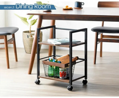 デスクワゴン IW-21 幅43cm 奥行き30.5cm 高さ60cm