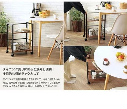 デスクワゴン IW-21 幅43cm 奥行き30.5cm 高さ60cm