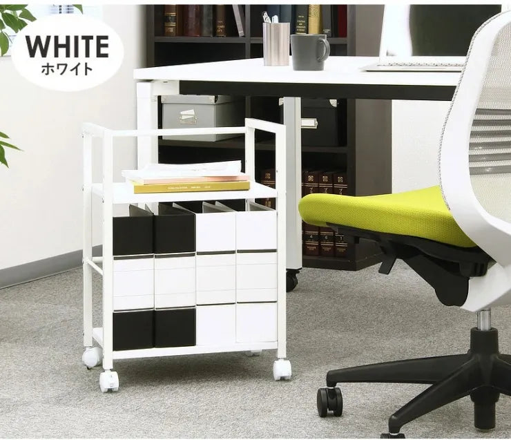 デスクワゴン IW-21 幅43cm 奥行き30.5cm 高さ60cm
