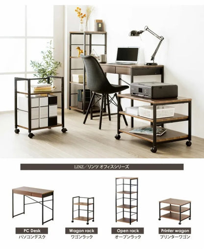 デスクワゴン IW-21 幅43cm 奥行き30.5cm 高さ60cm