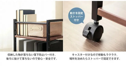 デスクワゴン IW-21 幅43cm 奥行き30.5cm 高さ60cm