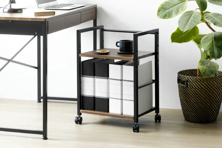 デスクワゴン IW-21 幅43cm 奥行き30.5cm 高さ60cm