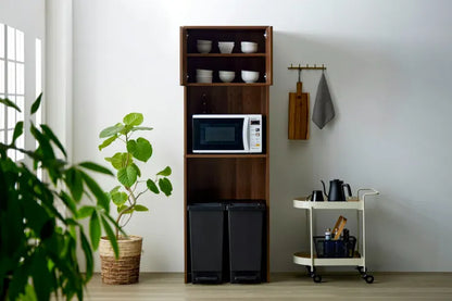 ゴミ箱上ラック IW-312 幅59.4cm 奥行き39.2cm 高さ179.8cm