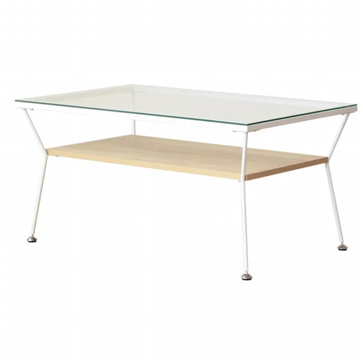 ガラステーブル IW-317 幅80cm 奥行50cm 高さ40cm