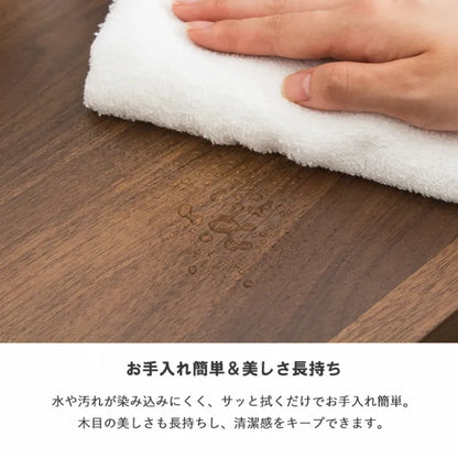 Table pliante MT-6866 Largeur 105 cm Profondeur 55 cm Hauteur 32 (7) cm Table centrale pliante Table en bois marron naturel Fer massif Table de café rétro Table en bois Moderne Scandinave Élégant Mignon Industriel