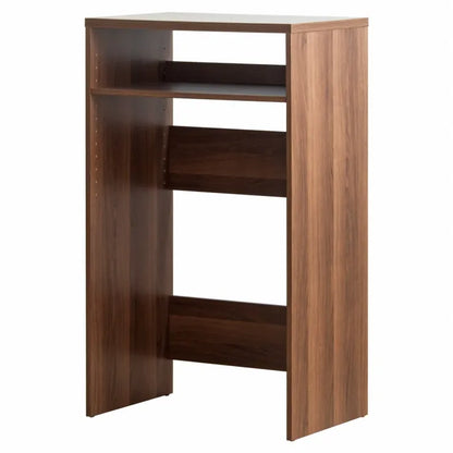 Table pliante MT-6866 Largeur 105 cm Profondeur 55 cm Hauteur 32 (7) cm Table centrale pliante Table en bois marron naturel Fer massif Table de café rétro Table en bois Moderne Scandinave Élégant Mignon Industriel