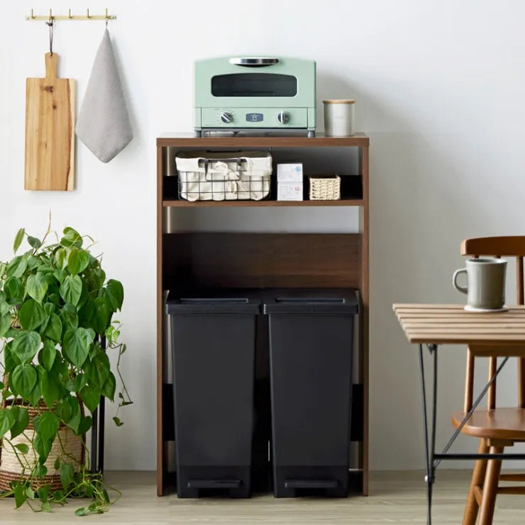 Table pliante MT-6866 Largeur 105 cm Profondeur 55 cm Hauteur 32 (7) cm Table centrale pliante Table en bois marron naturel Fer massif Table de café rétro Table en bois Moderne Scandinave Élégant Mignon Industriel