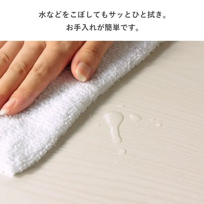 引出し付きテーブル IW-37 幅80cm 奥行き40cm 高さ37cm