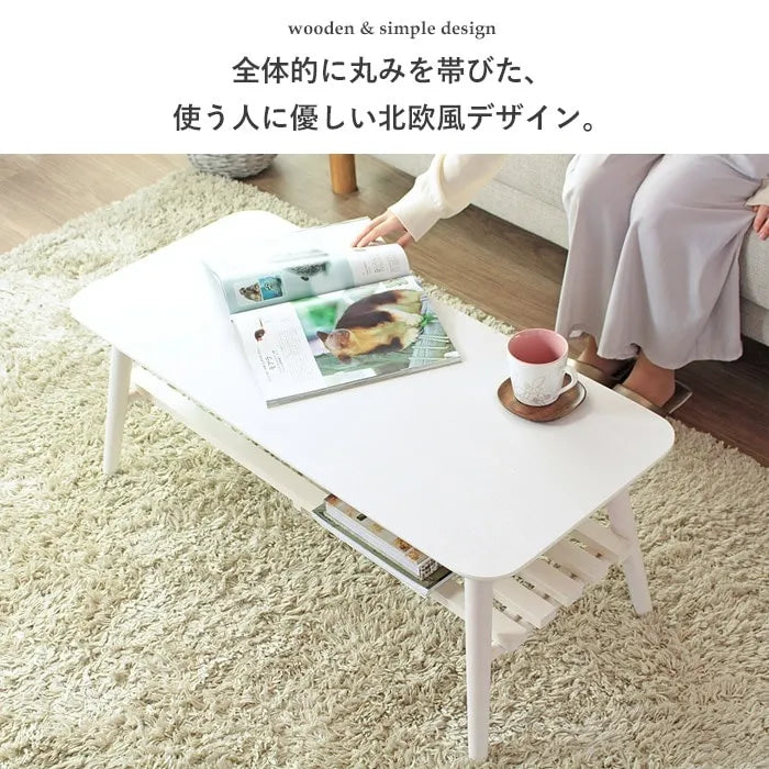 折りたたみテーブル IW-4090 幅90cm 奥行40cm 高さ35cm