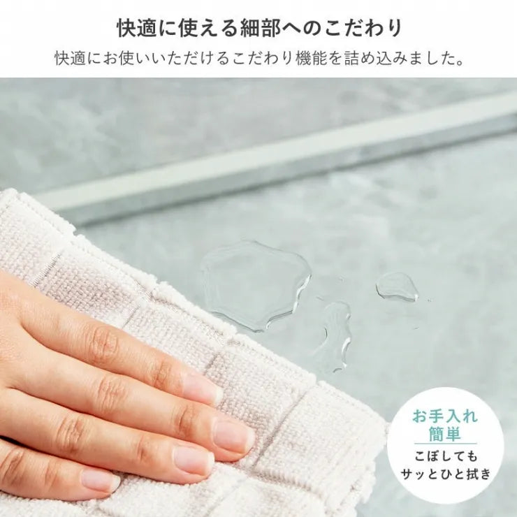 正方形ガラステーブル IW-527 幅70cm 奥行き70cm 高さ37cm