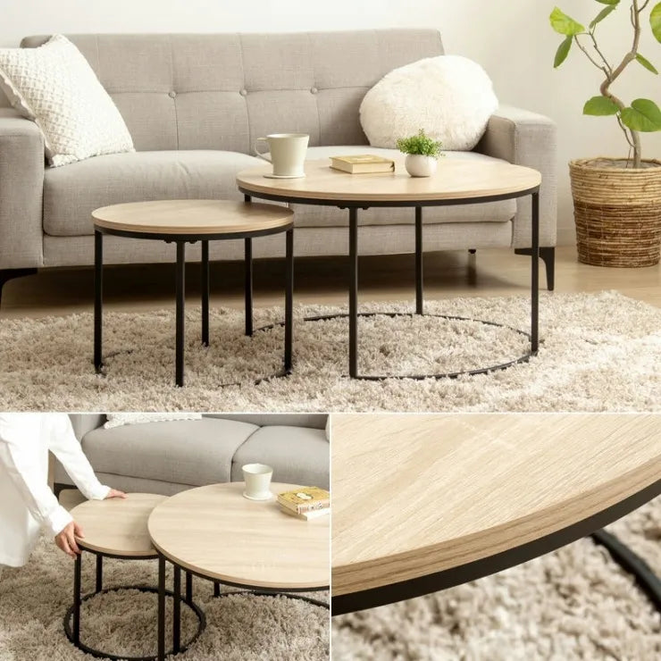 ネストテーブル IW-6012 幅72cm 奥行き72cm 高さ42cm