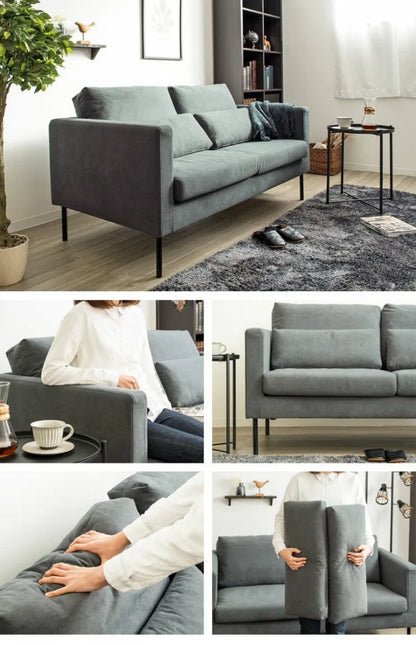 モダンデザインソファ アリス IW-703 幅152cm 奥行き83cm 高さ79cm 座面高さ44cm