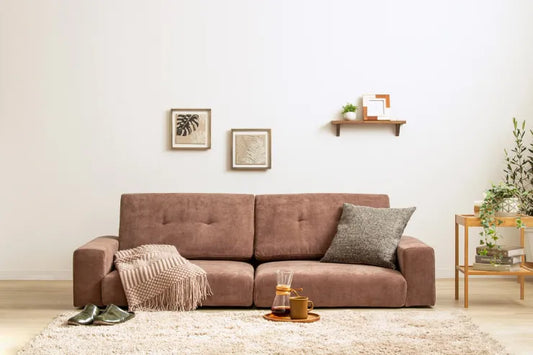 Table pliante MT-6866 Largeur 105 cm Profondeur 55 cm Hauteur 32 (7) cm Table centrale pliante Table en bois marron naturel Fer massif Table de café rétro Table en bois Moderne Scandinave Élégant Mignon Industriel