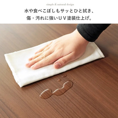 折りたたみテーブル IW-89 幅105cm 奥行き50cm 高さ35cm