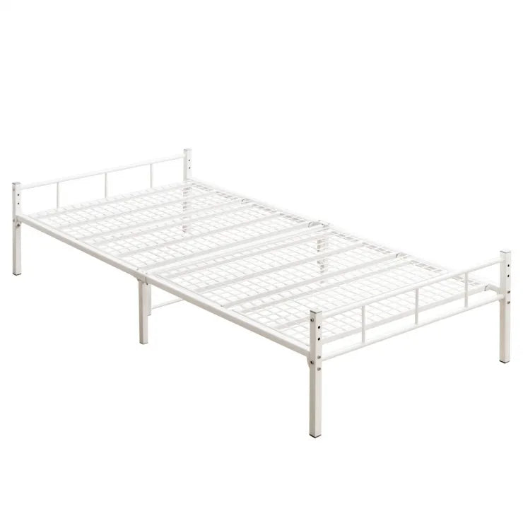 ヘッドレスパイプベッド IWB-1980 幅98cm 奥行き201.5cm 高さ42.6cm