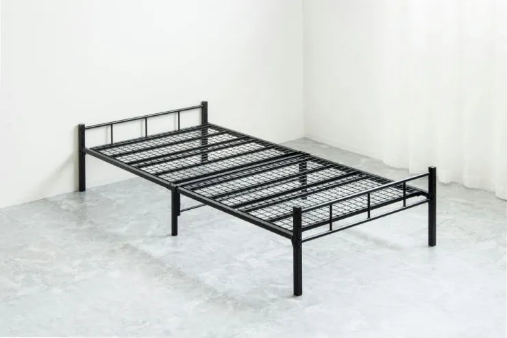 ヘッドレスパイプベッド IWB-1980 幅98cm 奥行き201.5cm 高さ42.6cm