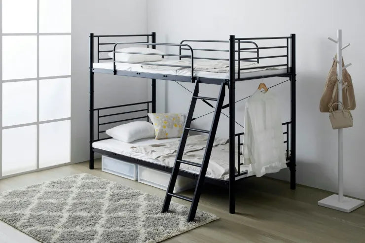 2段パイプベッド IWB-2200 幅104.4cm 奥行き208.6cm 高さ155cm