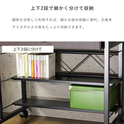 パソコンデスク IWP-65 幅75cm 奥行き52cm 高さ134cm