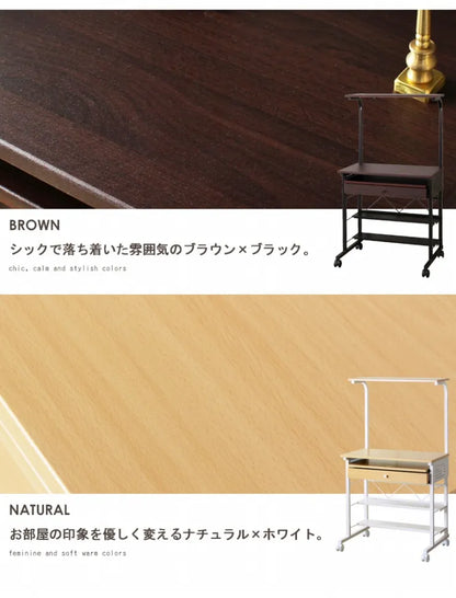 パソコンデスク IWP-65 幅75cm 奥行き52cm 高さ134cm