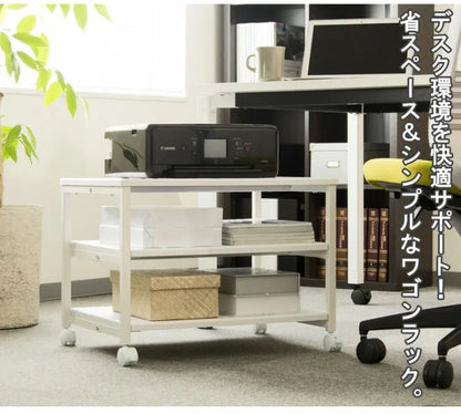 プリンターワゴン IWT-18 幅60cm 奥行き45cm 高さ45cm