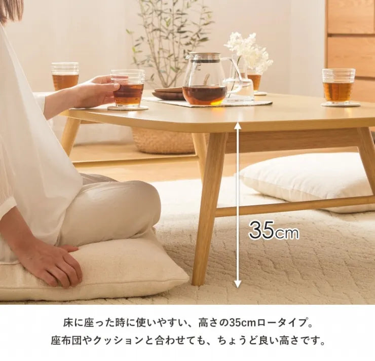 折りたたみテーブル IWT-2240 幅120cm 奥行80cm 高さ35cm