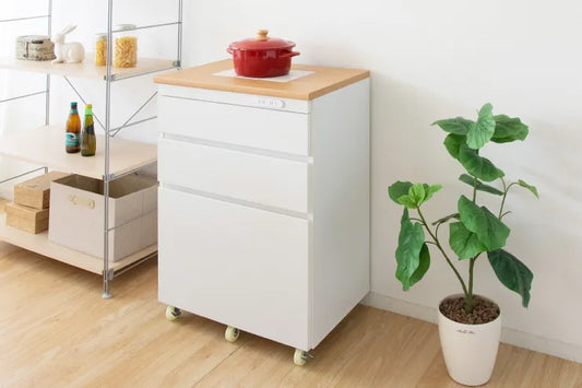 キッチンチェスト Semplice センプリチェ KC-206 幅60.2cm 奥行き42.5cm 高さ85cm