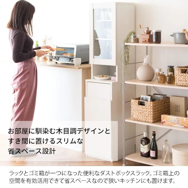 ダストボックスラック Rapport ラポール KC-F301 幅35cm 奥行き40cm 高さ160cm