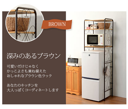 冷蔵庫ラック KCC-3040 幅58cm 奥行き38cm 高さ182.5cm