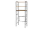3-tier laundry rack KR-3973 KR-3971 Width 33 (34.5) cm Depth 39 cm Height 124 cm With casters Basket 3 laundry baskets included Washing machine rack Stylish Washing machine rack Washing machine storage Storage Laundry storage Scandinavian interior
