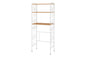 3-tier laundry rack KR-3973 KR-3971 Width 33 (34.5) cm Depth 39 cm Height 124 cm With casters Basket 3 laundry baskets included Washing machine rack Stylish Washing machine rack Washing machine storage Storage Laundry storage Scandinavian interior