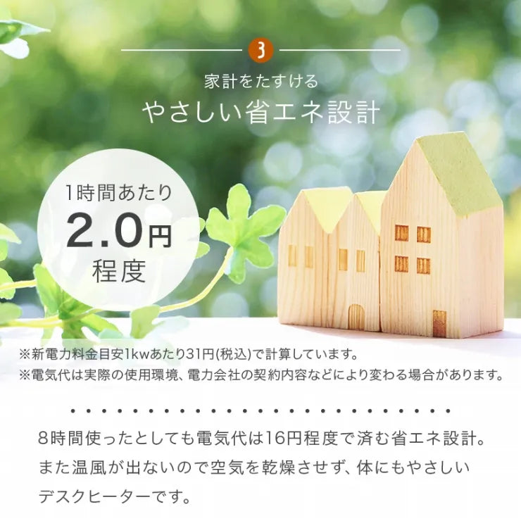 デスクヒーター 幅46cm 奥行き36cm 高さ3cm