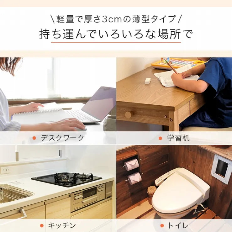 デスクヒーター 幅46cm 奥行き36cm 高さ3cm