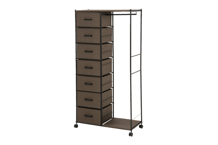 ハンガーラック ワードローブ KHR-3158 幅80cm 奥行き35.5cm 高さ155cm