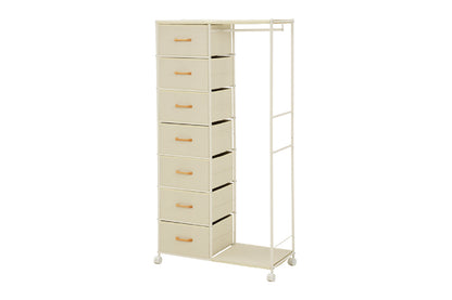 ハンガーラック ワードローブ KHR-3158 幅80cm 奥行き35.5cm 高さ155cm