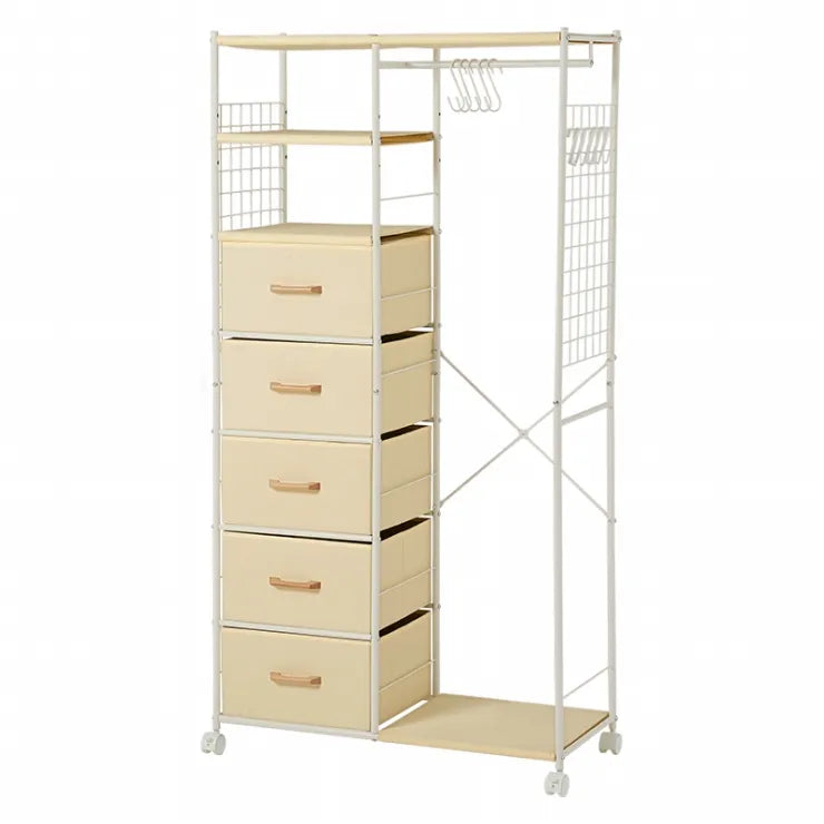 ハンガーラック KHR-3188 幅82.5cm 奥行き40cm 高さ155cm
