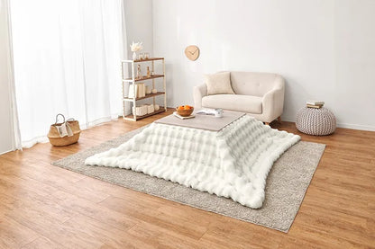 こたつ うす掛け布団 2点セット ルナ KOT-7350-75L 幅75cm 奥行き75cm 高さ37cm