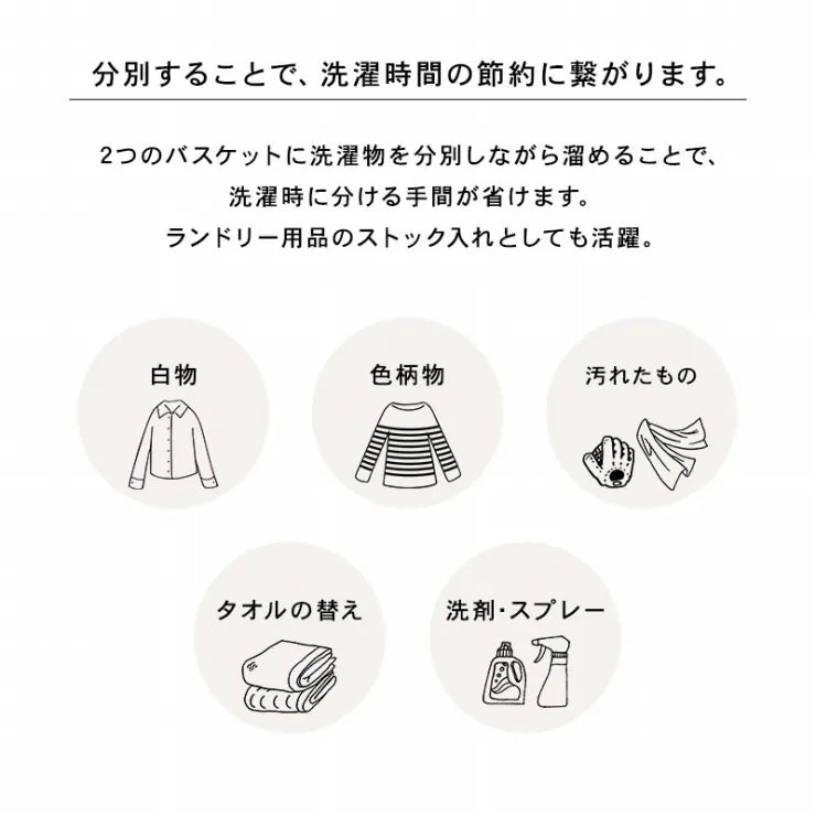 ランドリーラック KR-3945 幅33cm 奥行き42cm 高さ97cm
