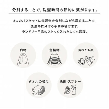 ランドリーラック KR-3945 幅33cm 奥行き42cm 高さ97cm