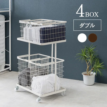 ランドリーラック KR-3946 幅62.5cm 奥行き43cm 高さ97cm
