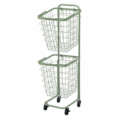 ランドリーラック 2段 KR-3972 KR-3970 6色 34.5cm×108cm