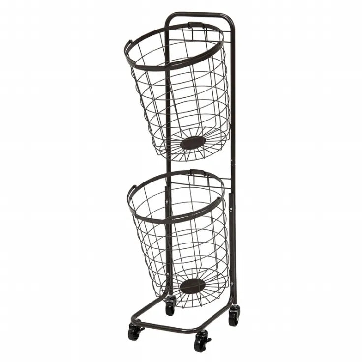 ランドリーラック 2段 KR-3972 KR-3970 6色 34.5cm×108cm