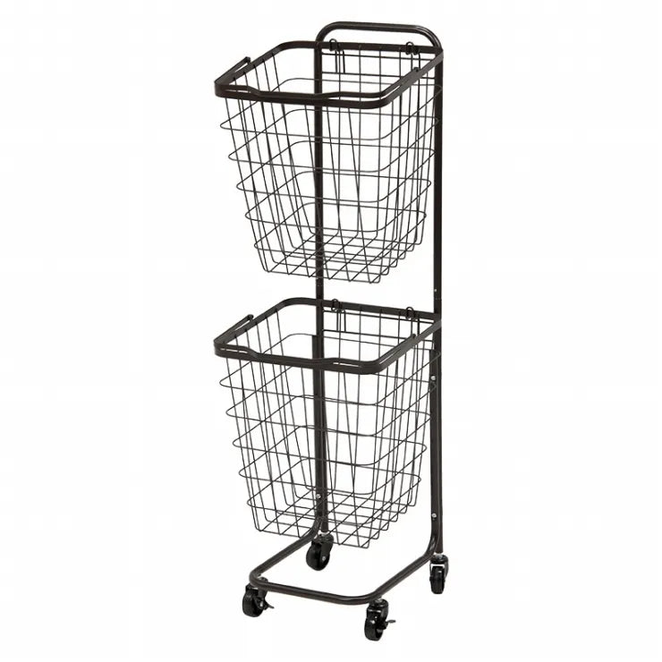 ランドリーラック 2段 KR-3972 KR-3970 6色 34.5cm×108cm